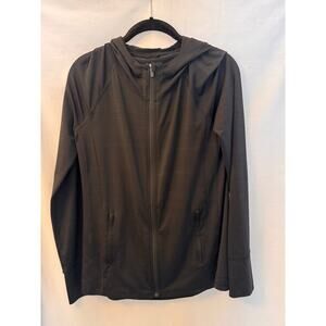 Athleta Woman's Black Zip  Up Jacket Small